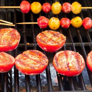 Garlic Grilled Tomatoes