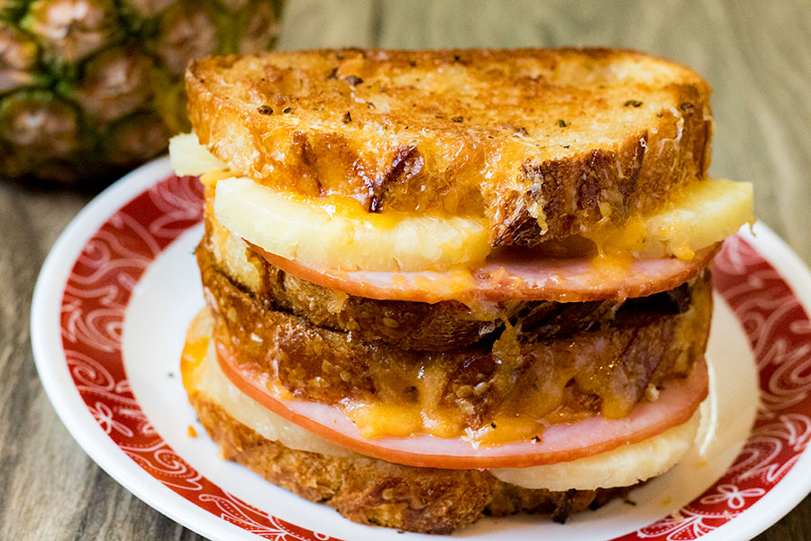 Hawaiian Grilled Cheese