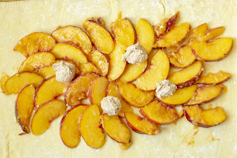 Puff Pastry Peach Galette