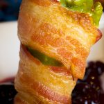 green bacon wrapped jalapeno