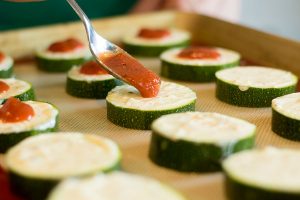 Zucchini Pizza Bites