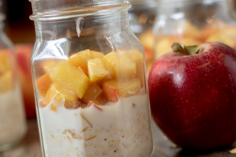 Apple Pie Overnight Oats