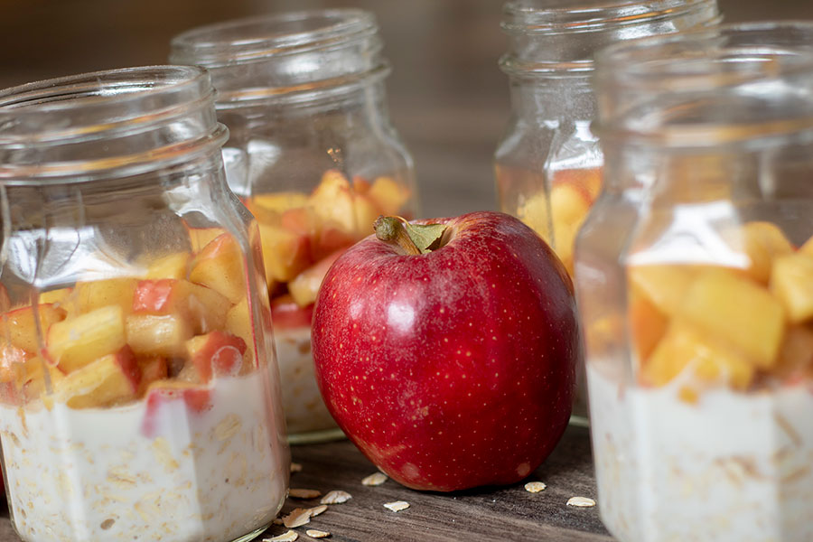 Apple Pie Overnight Oats