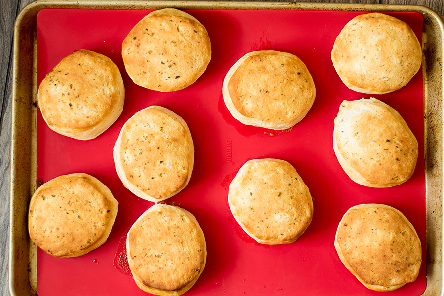 Garlic Biscuits and Gravy