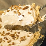 cinnamon butterscotch cream pie