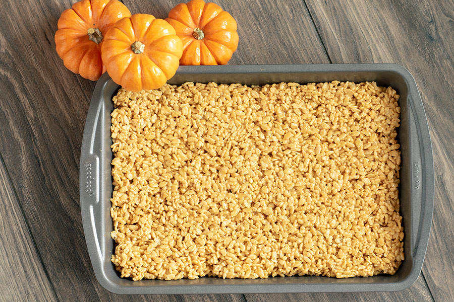 Pumpkin Spice Krispie Treats