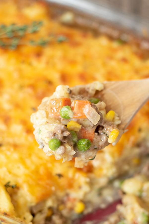 Easy Cheese Shepherd's Pie