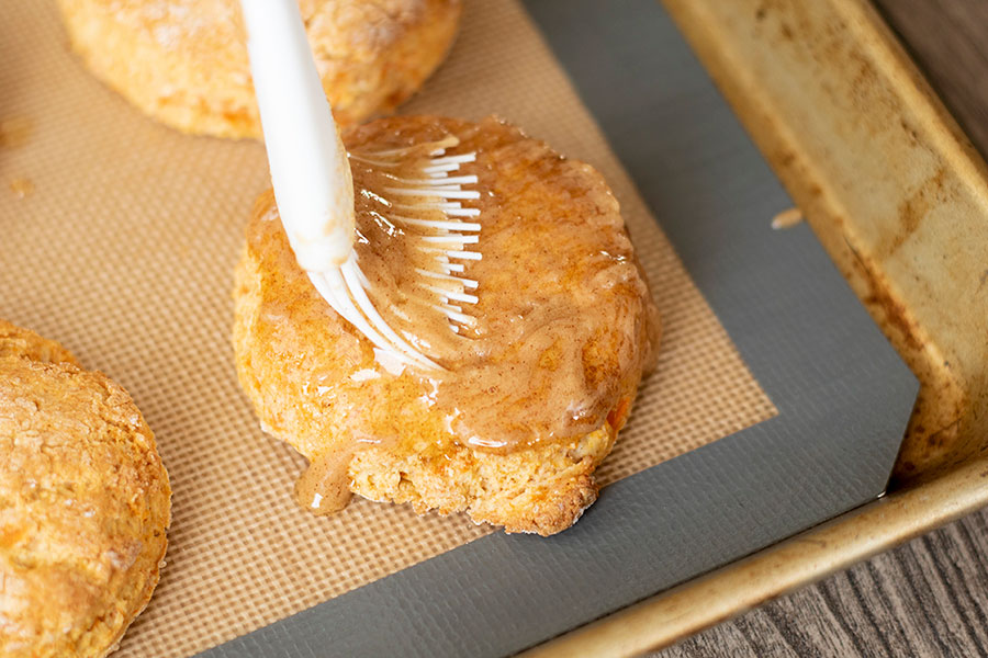 Cinnamon Honey Sweet Potato Biscuits