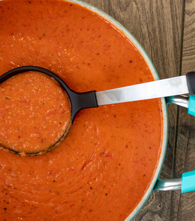 Roasted Red Pepper Tomato Soup