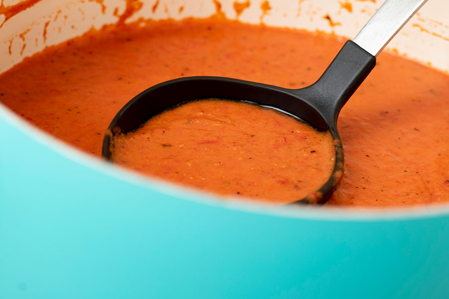 Roasted Red Pepper Tomato Soup