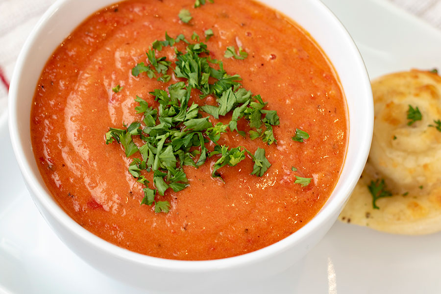 Roasted Red Pepper Tomato Soup