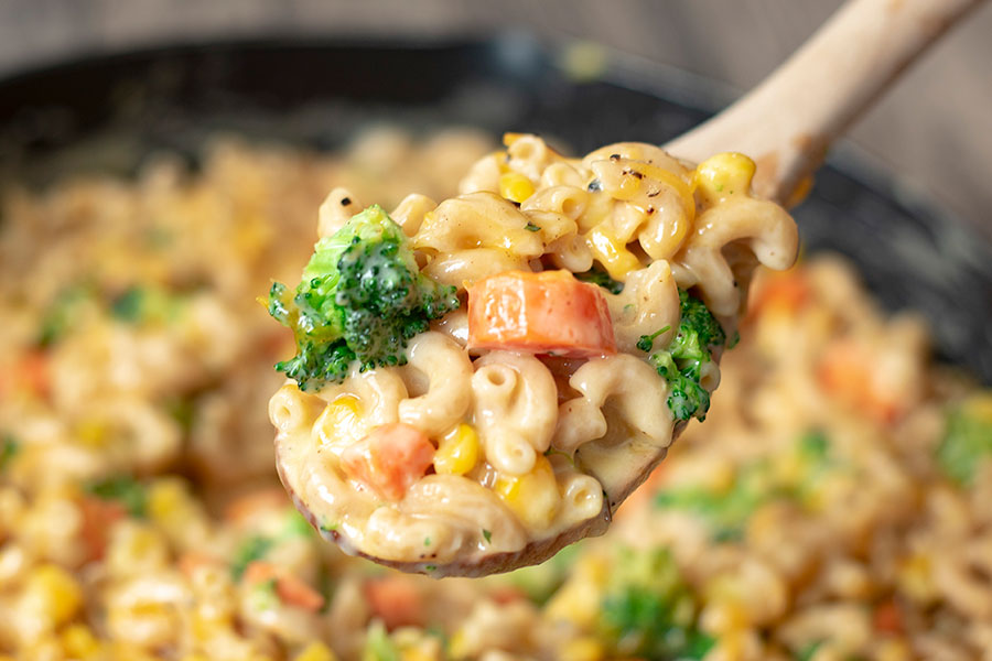 Roasted Vegetable Mac and Cheese