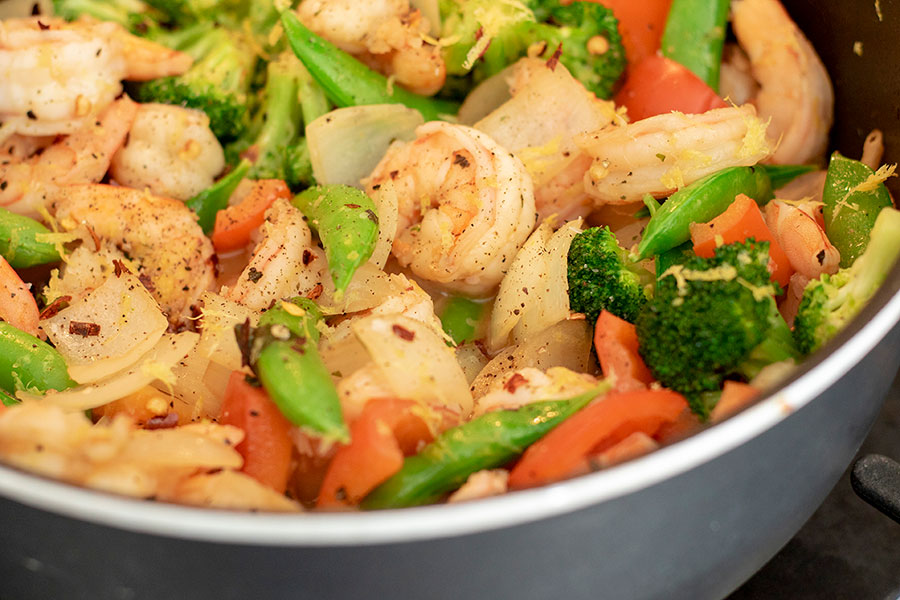 Spicy Shrimp Stir Fry