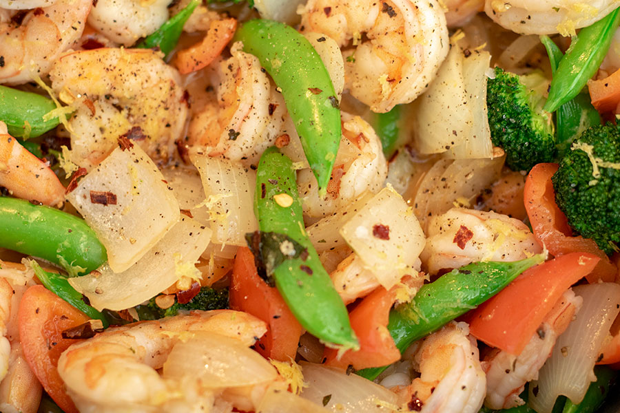 Spicy Shrimp Stir Fry