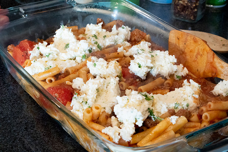 Cheesy Baked Ziti