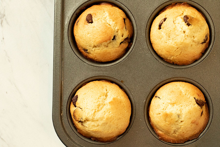 Dark Chocolate Chip Muffins