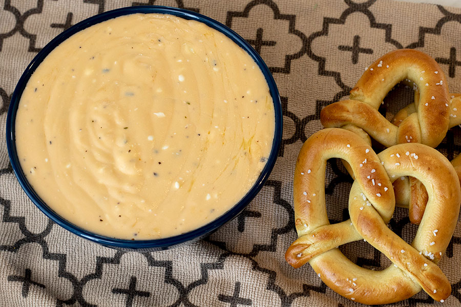 Garlicky Beer Cheese Dip