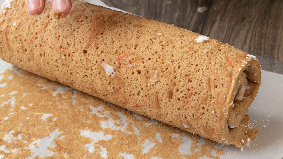 Carrot Cake Roll