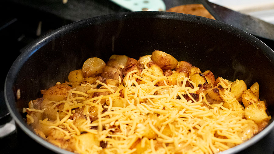 Cheesy Hash Browns