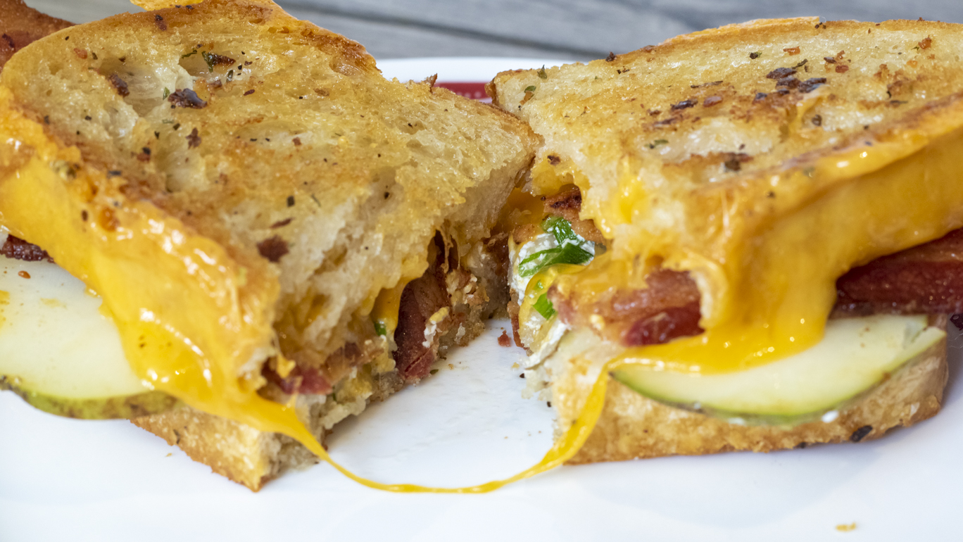 Loaded Baked Potato Grilled Cheese - Chef Shamy