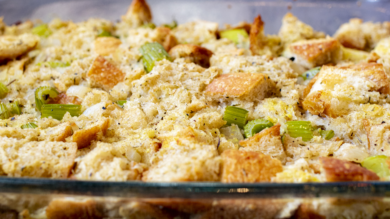 Garlic Bread Stuffing – Chef Shamy