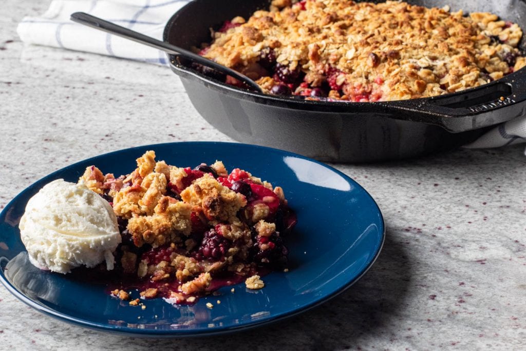 Mixed Berry Crumble